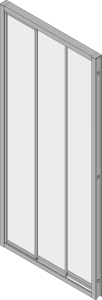 Seitenwand Typ B, verk&uuml;rzt, H&ouml;he 1650 mm AUSLAUF